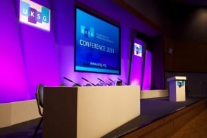 Conference-stage-set Bournemouth International Centre