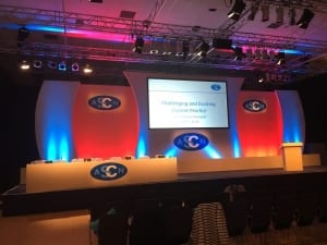 Conference Stage set
