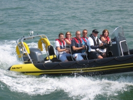 Rib experience Cowes Week Solent