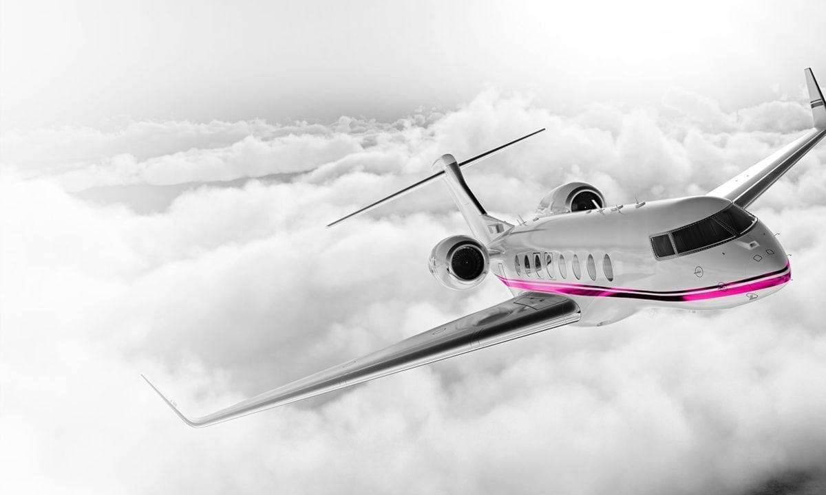 Luxury airplane travel